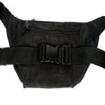 VIAGGI Unisex Black Waist Bag - Black